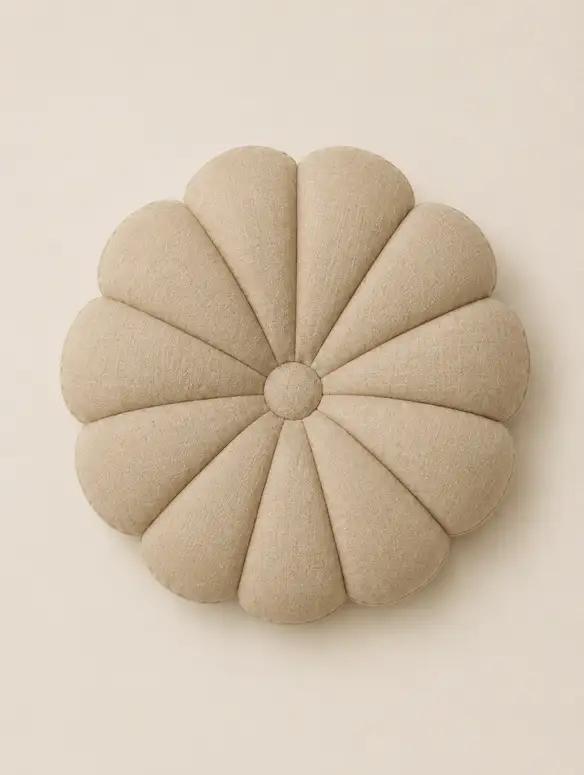 Coussin Pétale en Lin